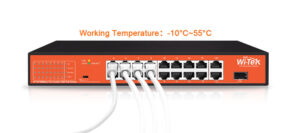 6 | سوئیچ شبکه PoE وایتک مدل WI-PS518GH